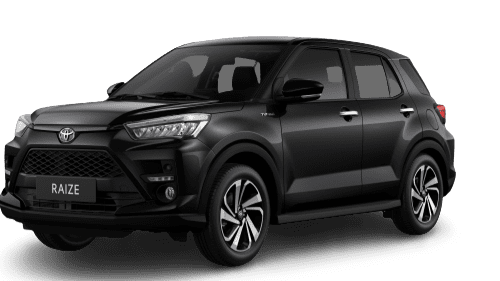 toyota raize đen